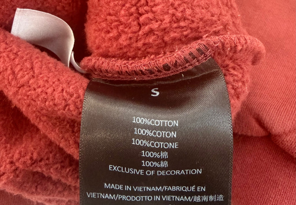 Essentials Sweatshirts/Hoodies S Red Cotton