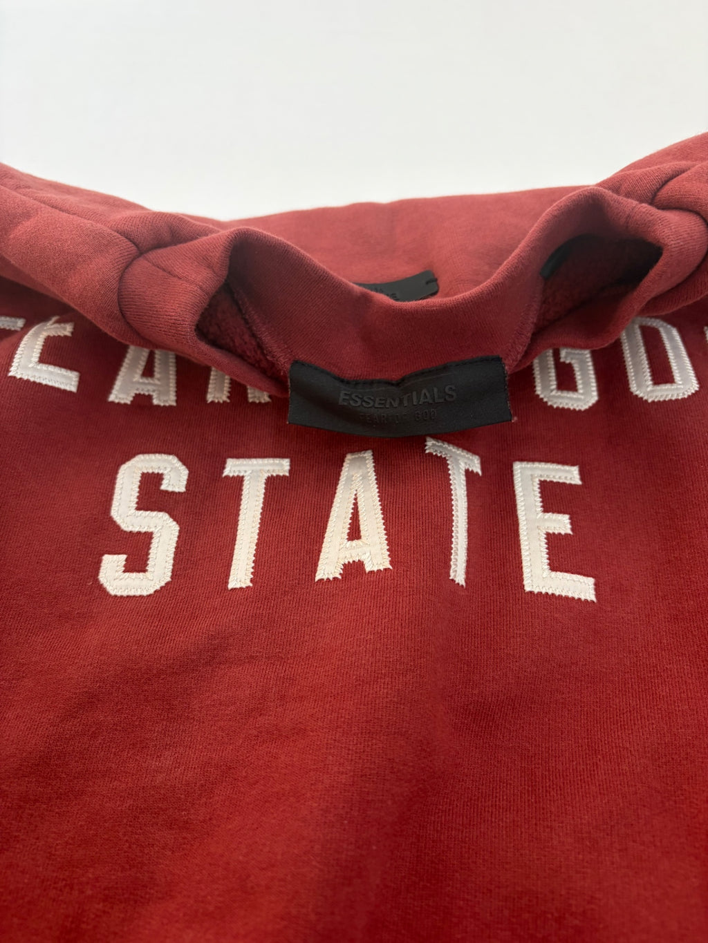 Essentials Sweatshirts/Hoodies S Red Cotton