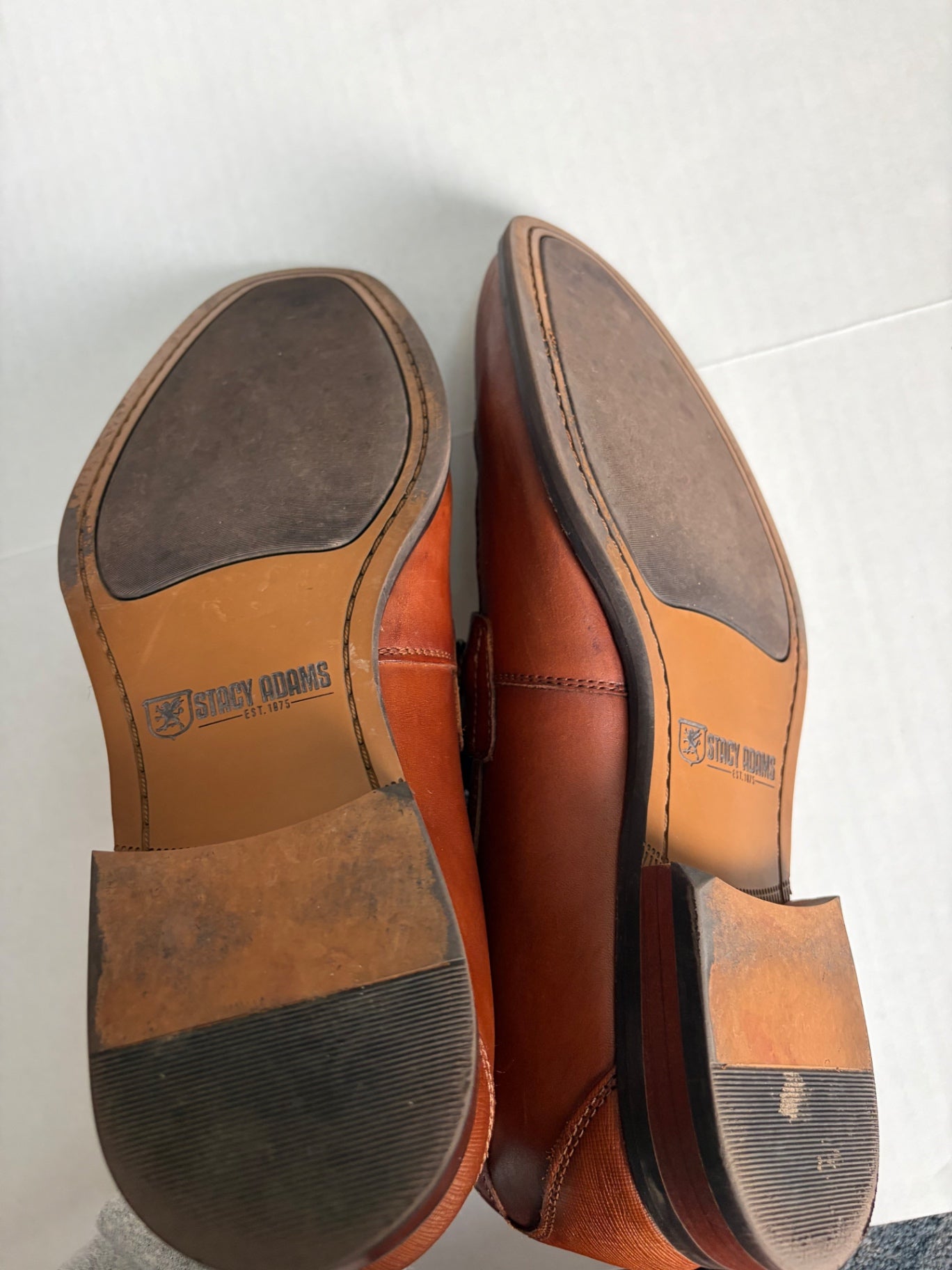 Stacy Adams Shoes 9.5M Brown Leather