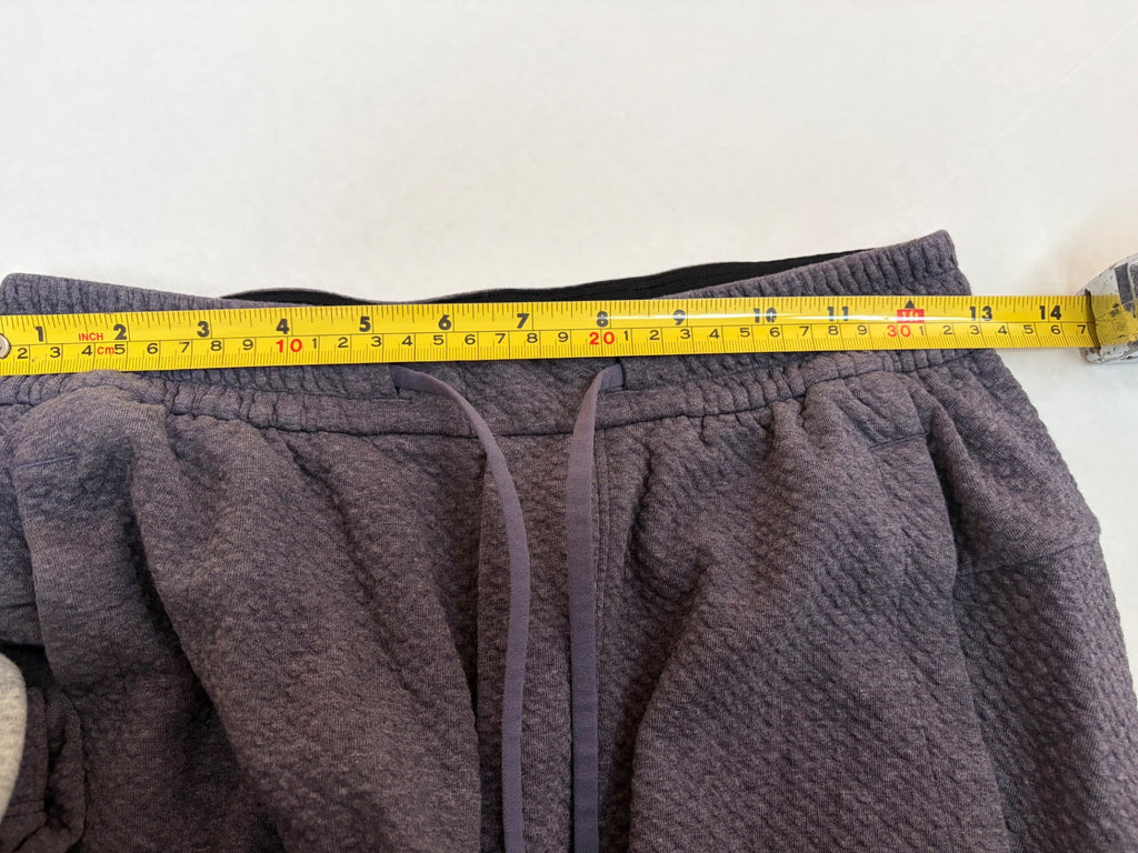 Lululemon Sweatpants 26W Gray and Purple Cotton fleece