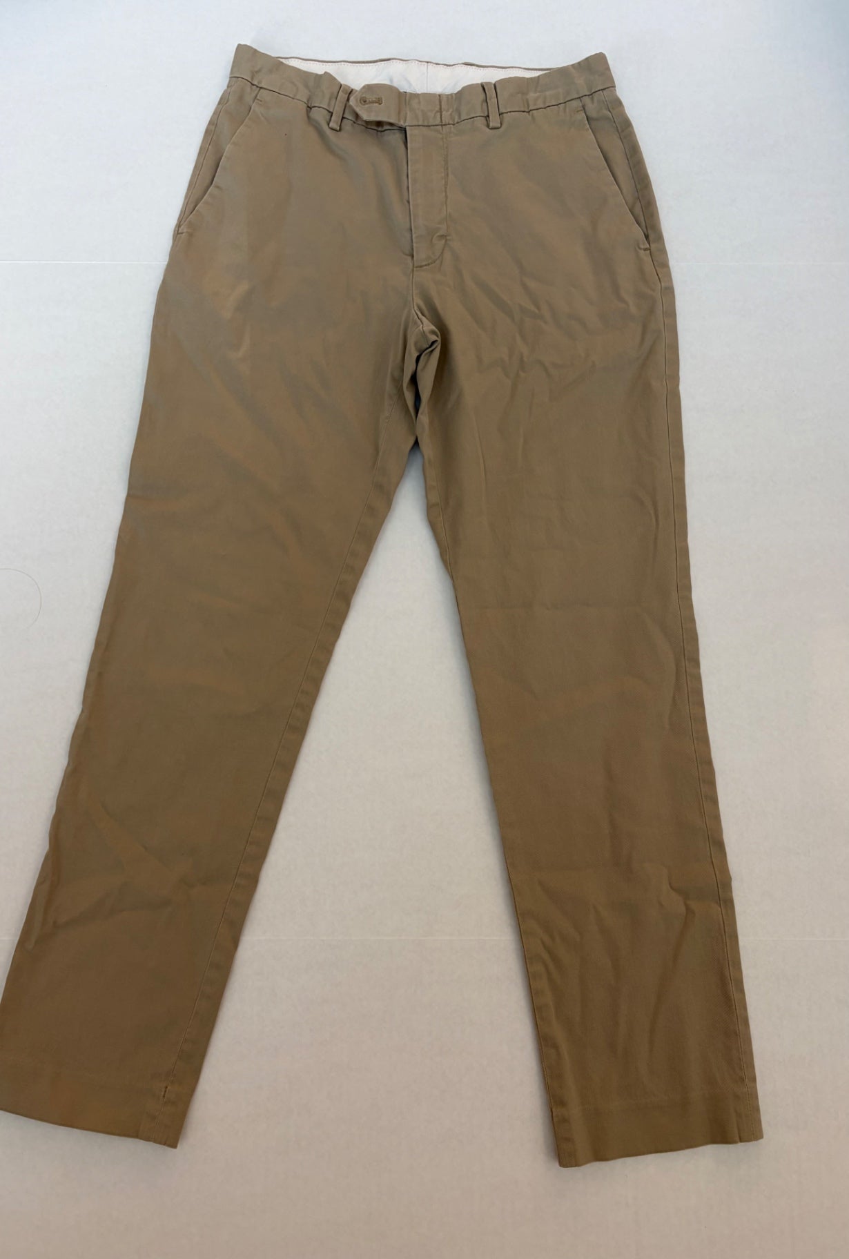 JCREW Pants W30 x L30 Khaki Cotton and Elastane