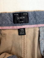 JCREW Pants 29W x 32L Beige Cotton and Elastane