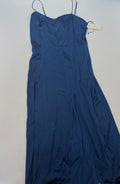 Abercrombie & Fitch Dress Medium Blue Polyester/Viscose