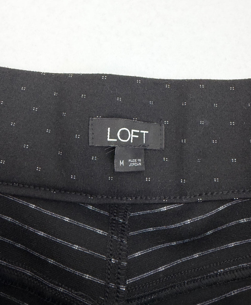 LOFT Pants Medium Black Polyester, Viscose, Elastane