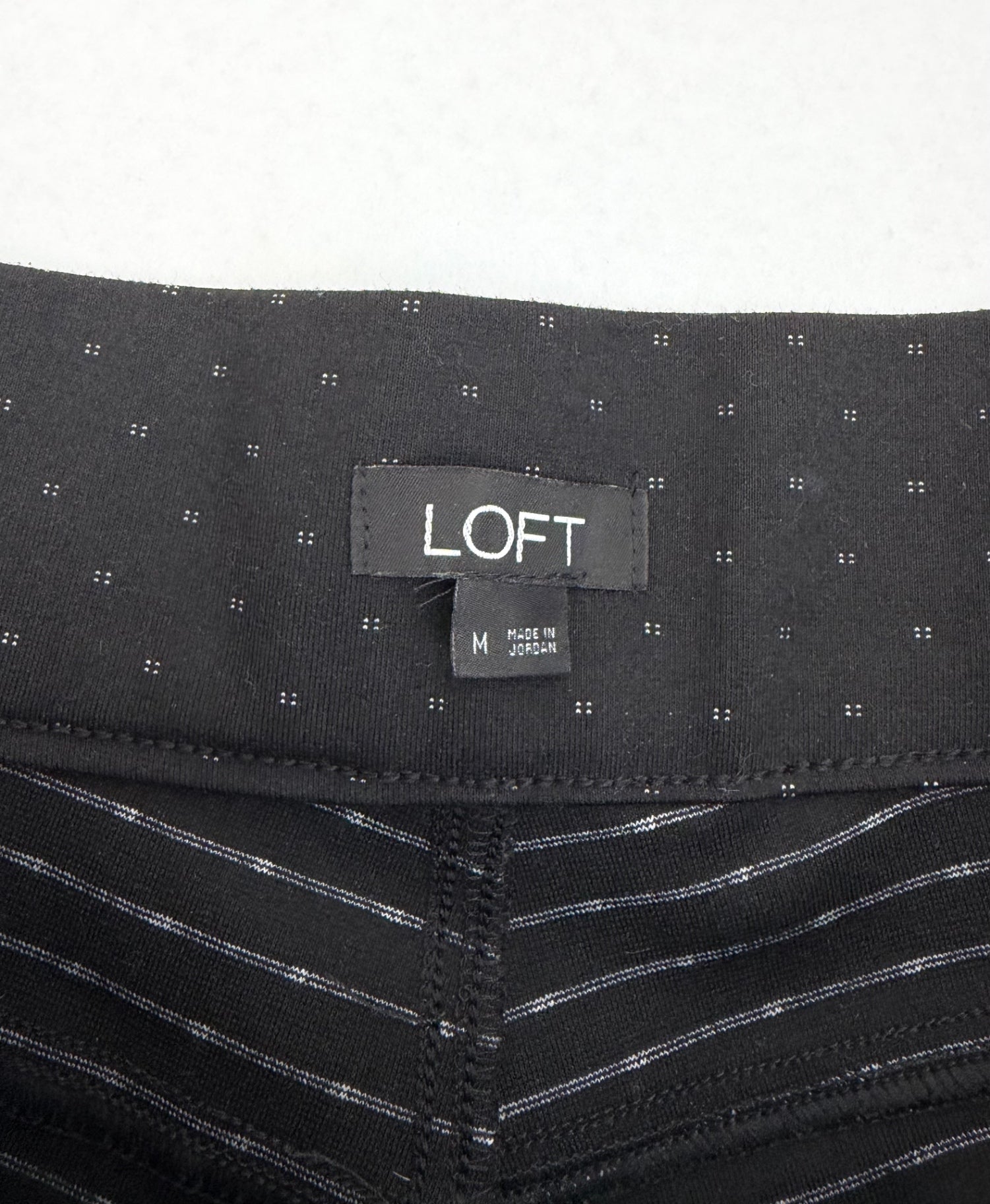 LOFT Pants Medium Black Polyester, Viscose, Elastane