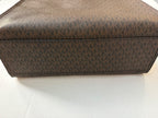 Michael Kors Accessories Large Brown/Black with Orange accents Coated canvas with leather accents