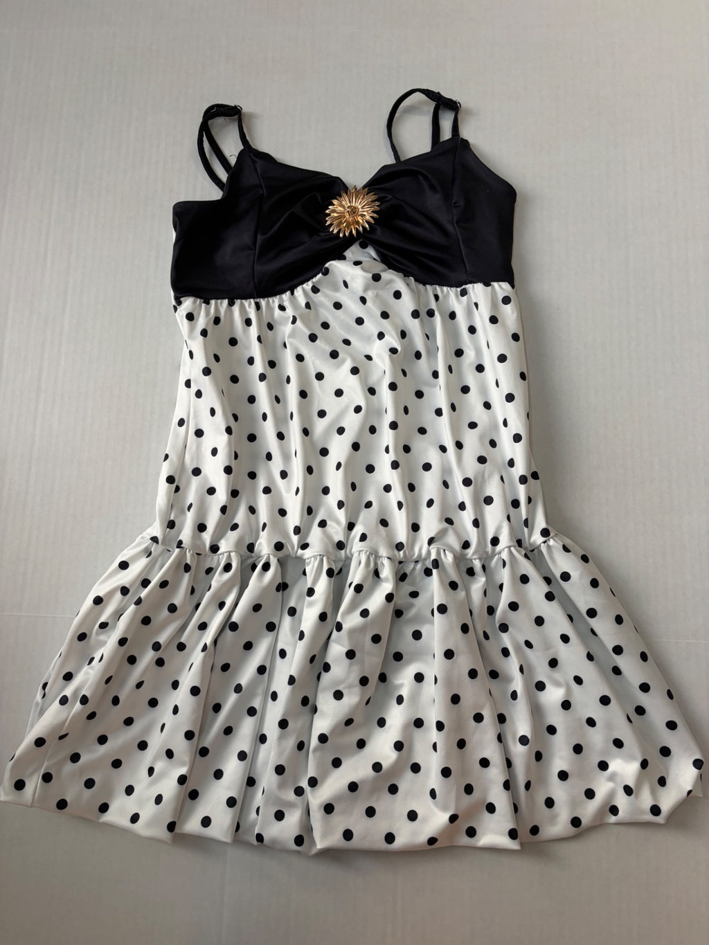 Shein Dresses Extra Small Black and White Polyester/Elastane