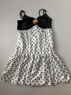 Shein Dresses Extra Small Black and White Polyester/Elastane