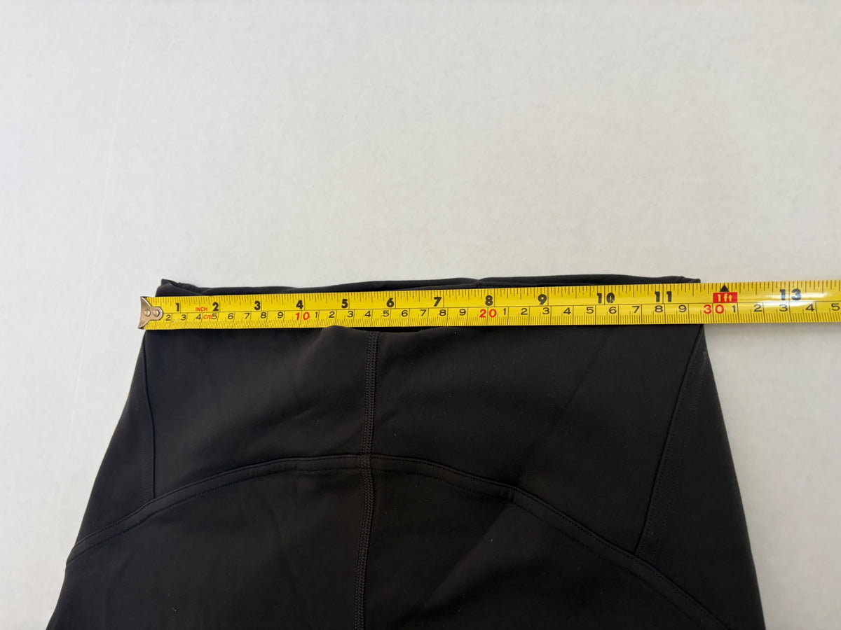 Lululemon Leggings W22 Black Synthetic/Compressible fabric