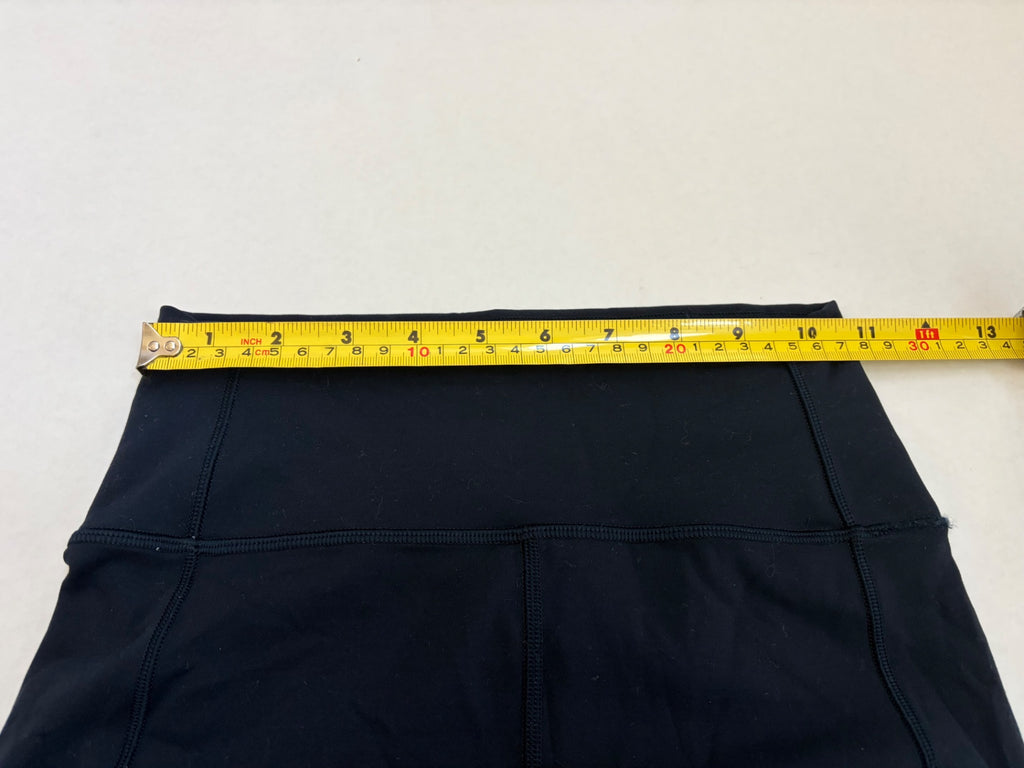 Lululemon Leggings W22 Navy Blue Synthetic/Performance Fabric