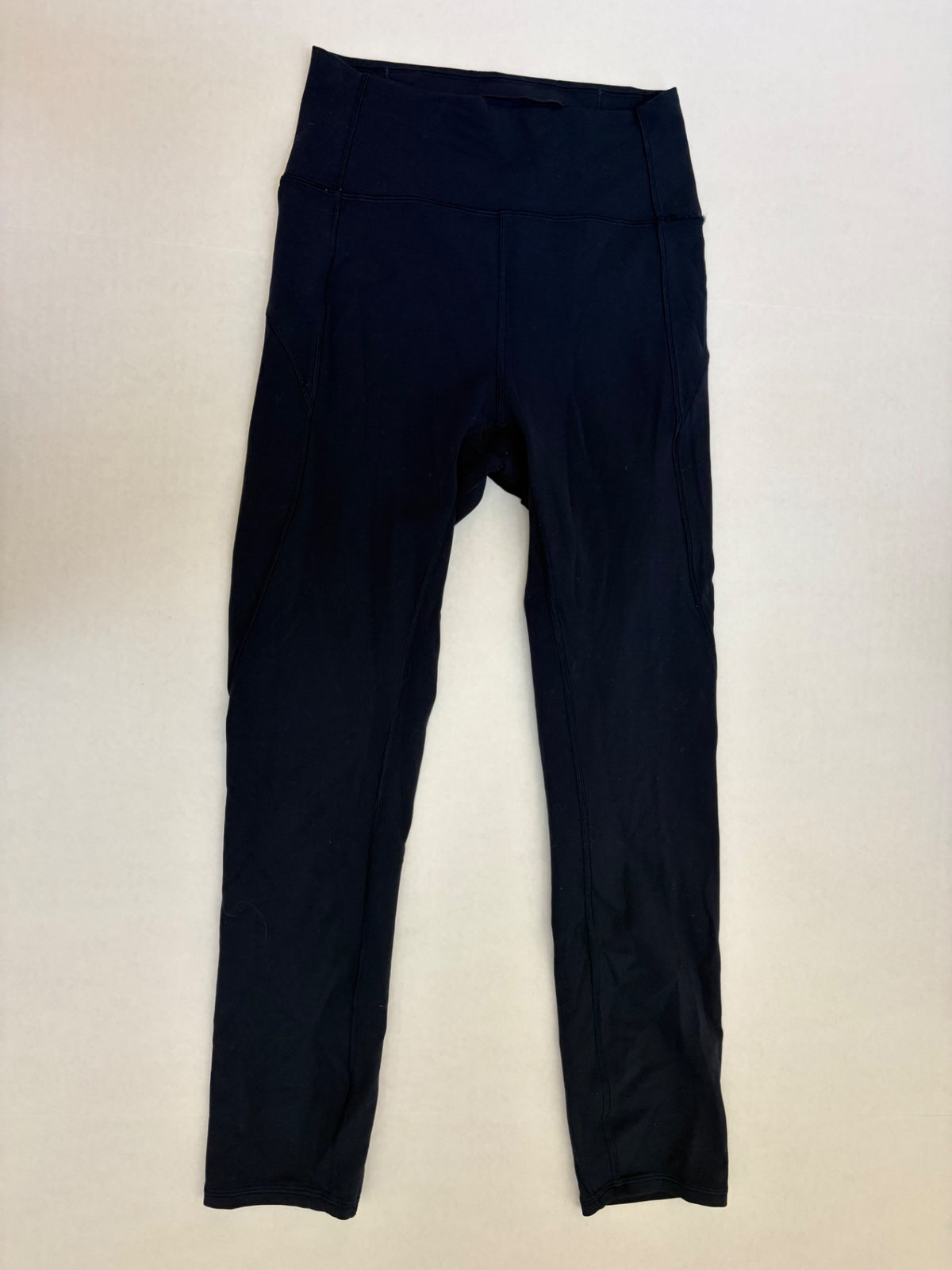 Lululemon Leggings W22 Navy Blue Synthetic/Performance Fabric