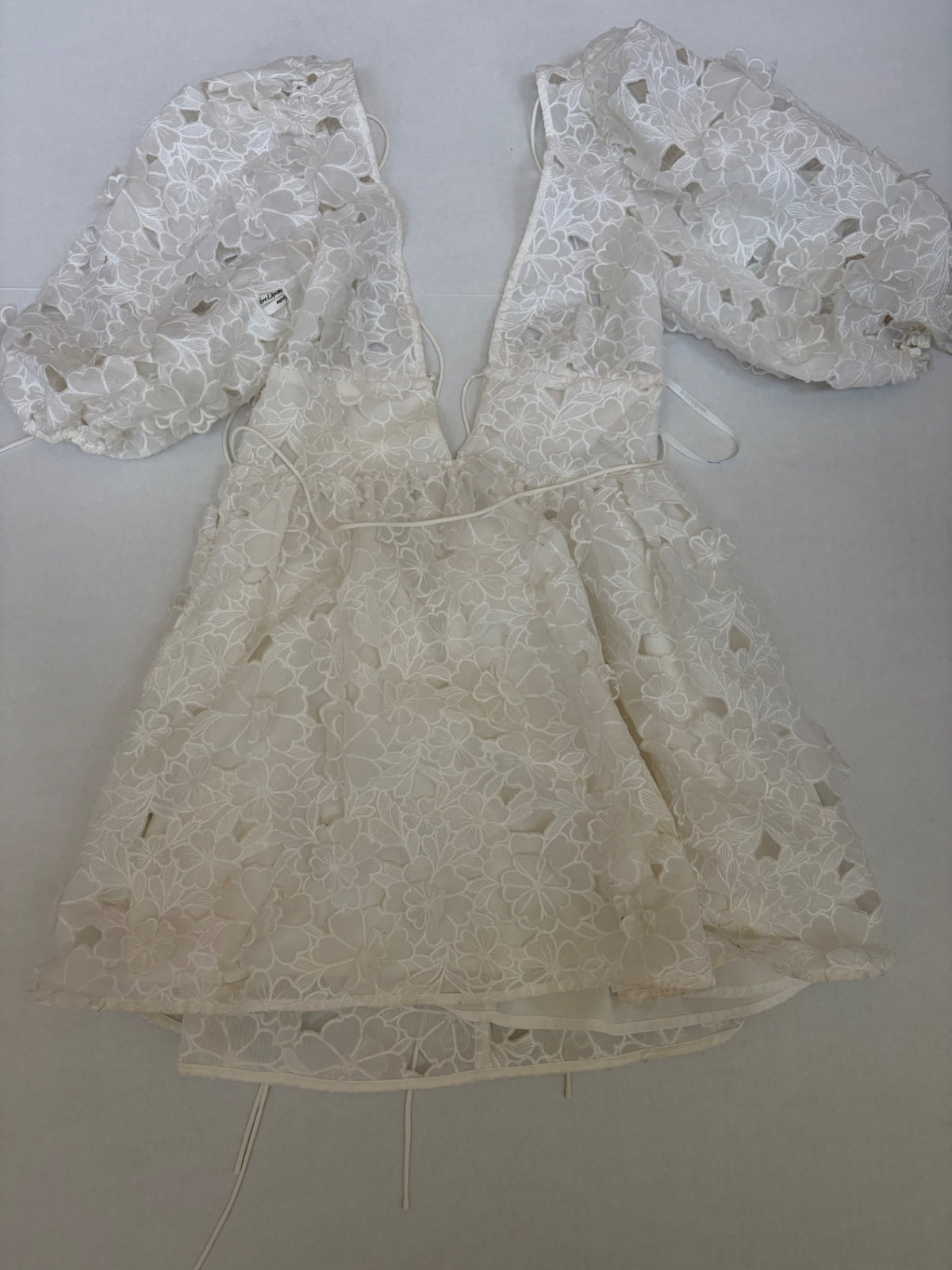 For Love and Lemons Dresses/Rompers Medium White Polyester, Spandex