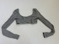 Edikted Tops Small Gray Elastane, Rayon, Viscose, Nylon blend
