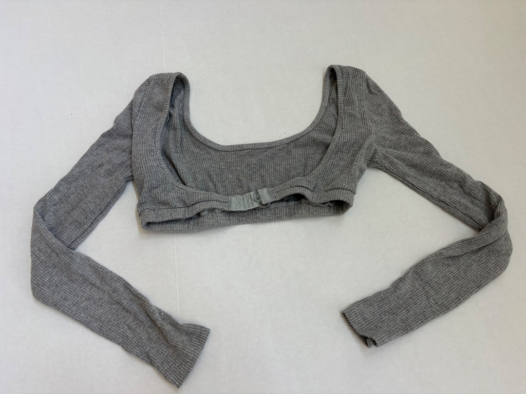 Edikted Tops Small Gray Elastane, Rayon, Viscose, Nylon blend