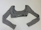 Edikted Tops Small Gray Elastane, Rayon, Viscose, Nylon blend