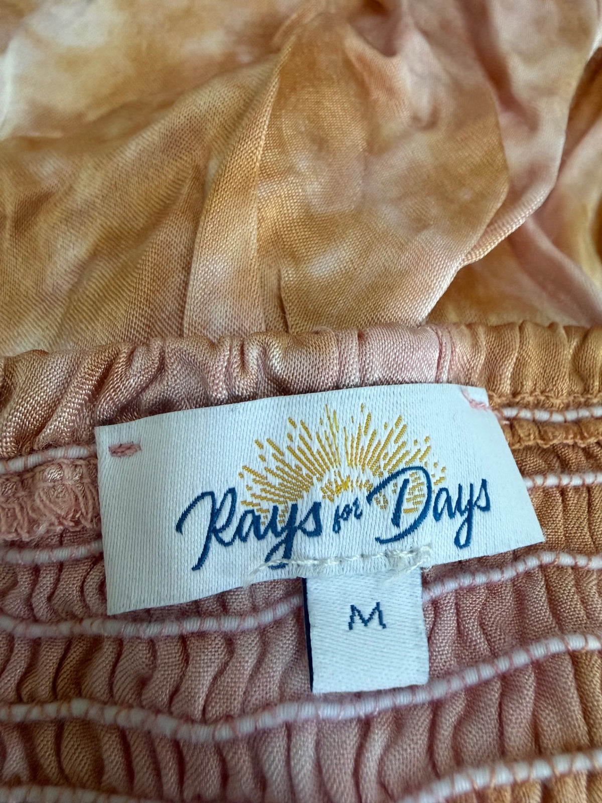 Rays for Days Dresses/Rompers Medium Orange, pink Viscose