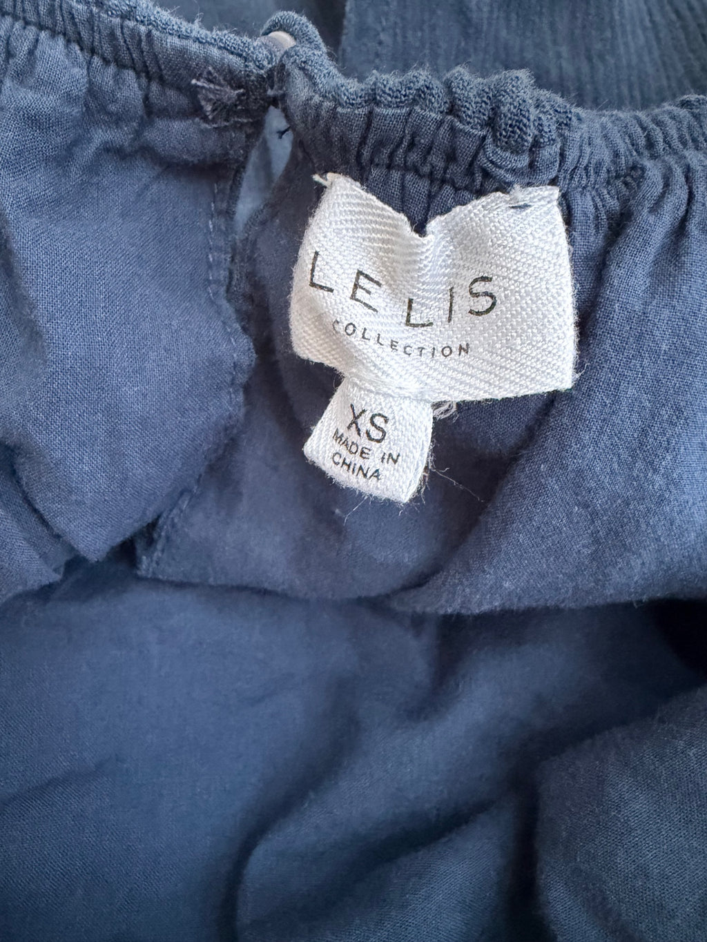 Lelis Skirts/Skorts Extra Small Blue Polyester, cotton, linen