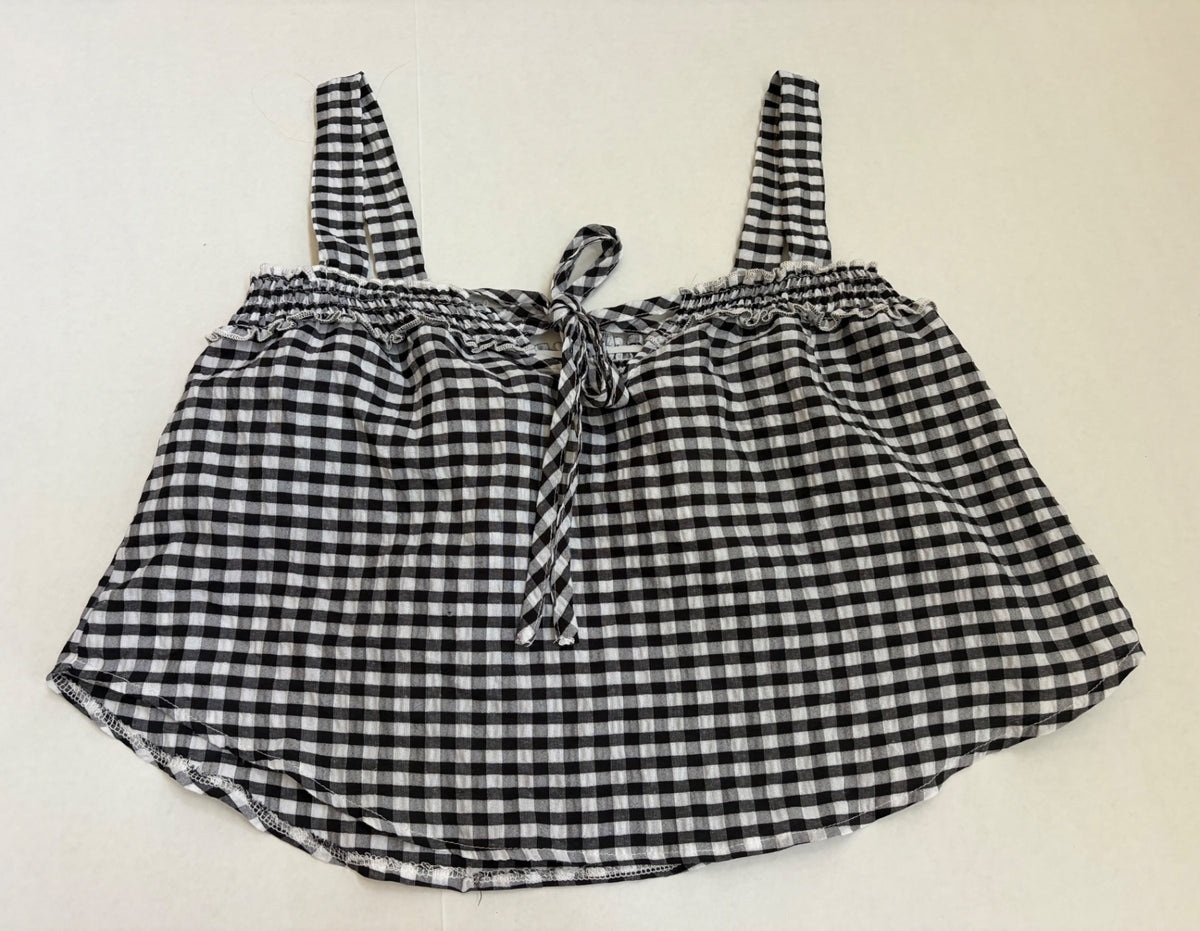 Unknown Tops Medium Black and White Polyester