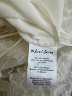 For Love and Lemons Dresses/Rompers Medium White Polyester, Spandex