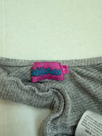 Edikted Tops Small Gray Elastane, Rayon, Viscose, Nylon blend