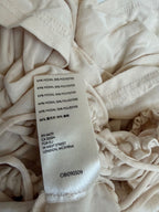 Free People Tops Large Beige Polyester, modal