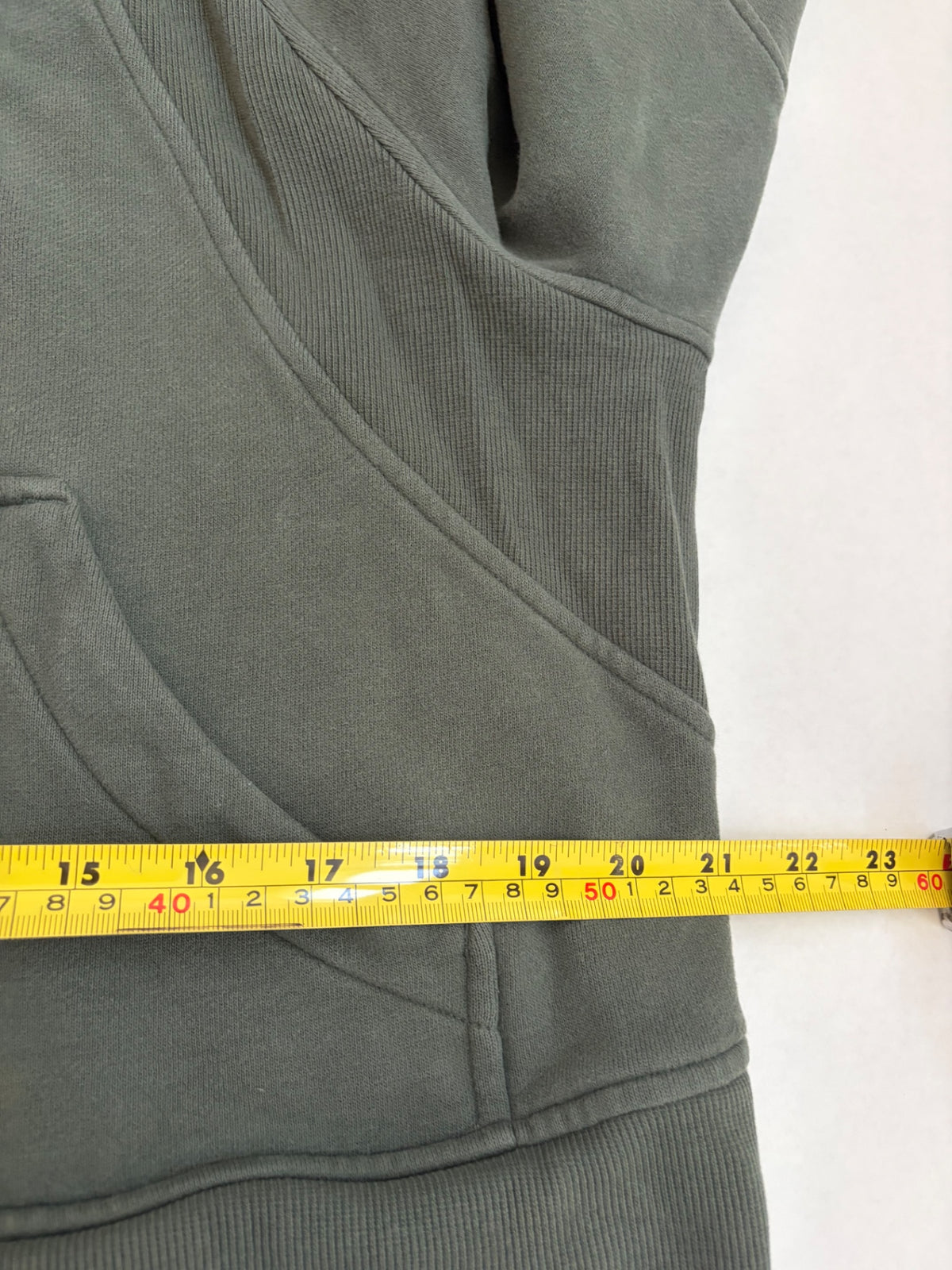 Lululemon Sweatshirts/Hoodies Width 21 in Green Cotton blend