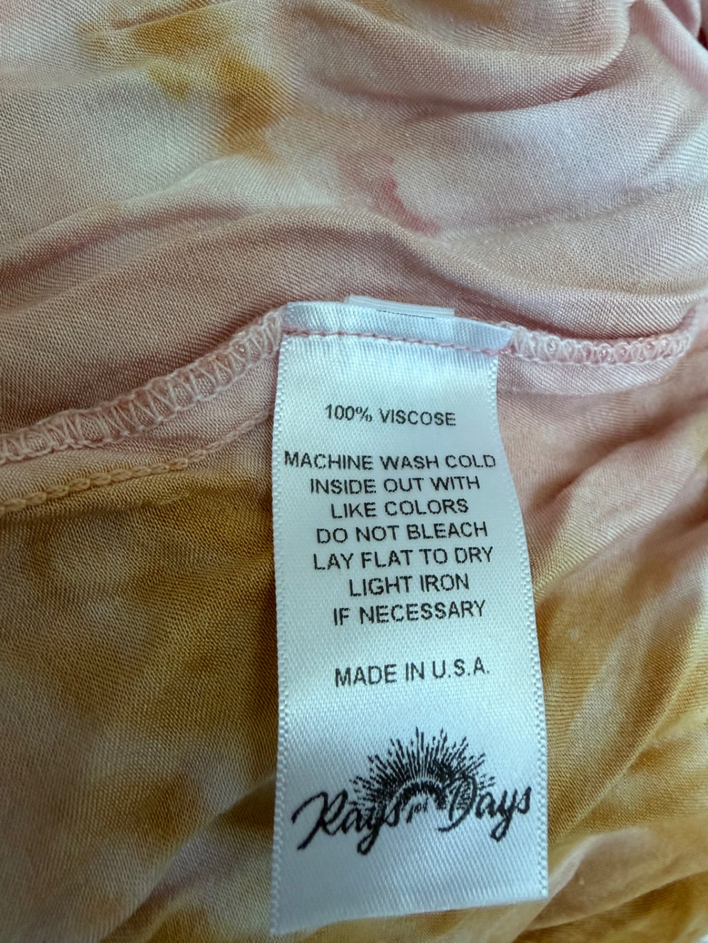 Rays for Days Dresses/Rompers Medium Orange, pink Viscose